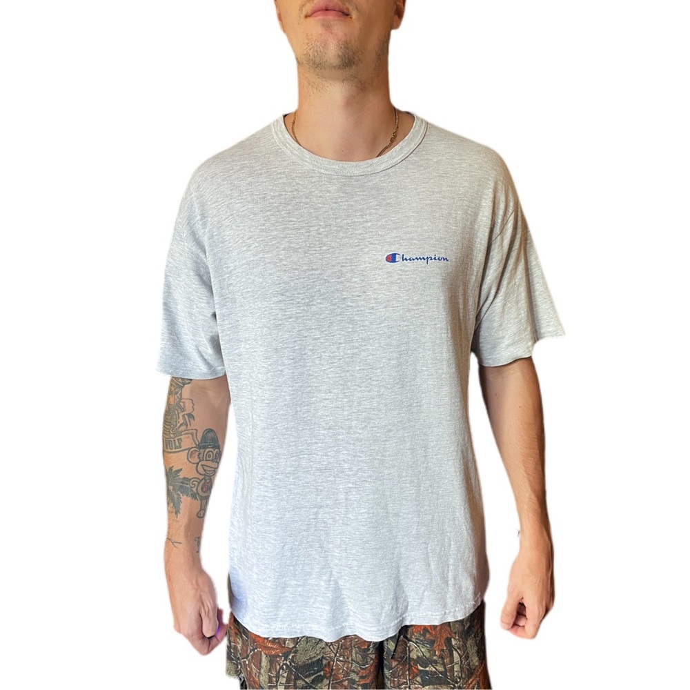 Vintage Champion Single Stitch Grey Tee